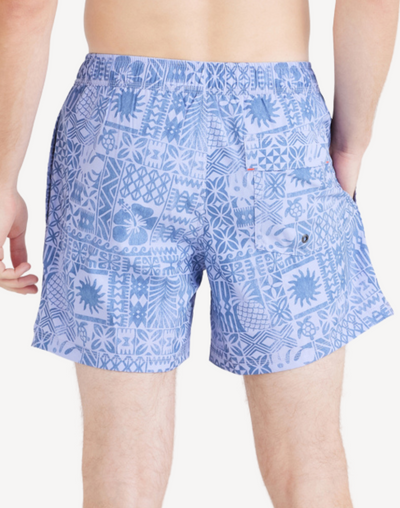 Oh Buoy 2n1 5" Swim Trunk#color_tropical-tapa-lavender