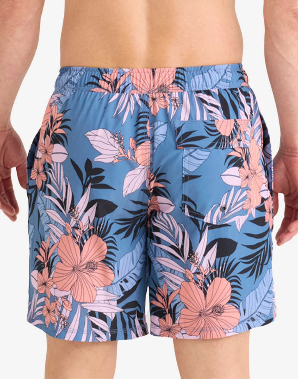 Oh Buoy 2n1 7" Swim Trunk#color_hibiscus-jungle-blue