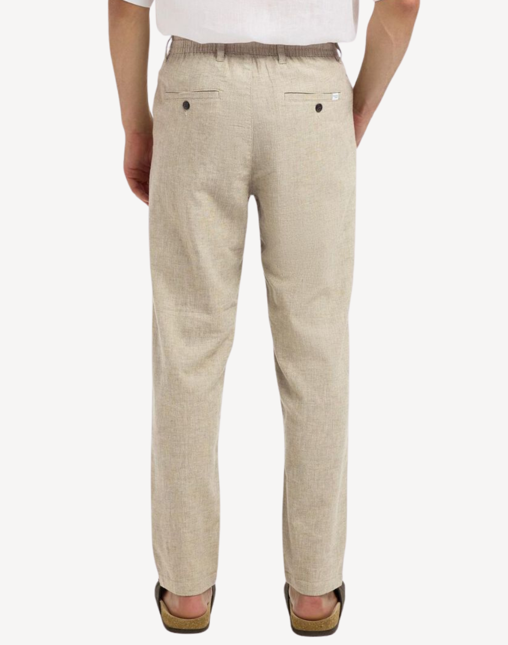 Brody Tapered Linen Blend Trousers