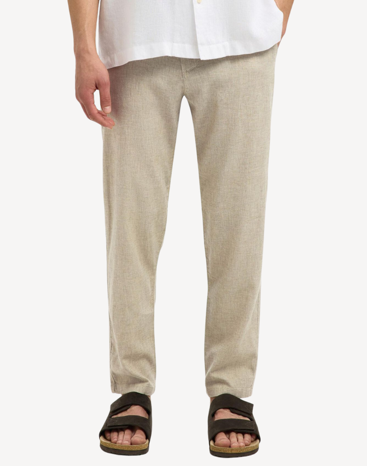 Brody Tapered Linen Blend Trousers