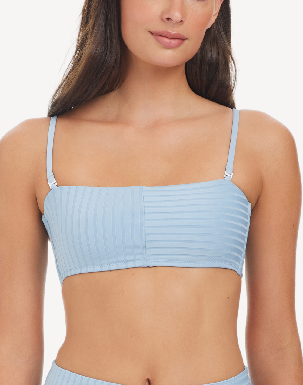 Refresh Rib Bandeau Bikini Top