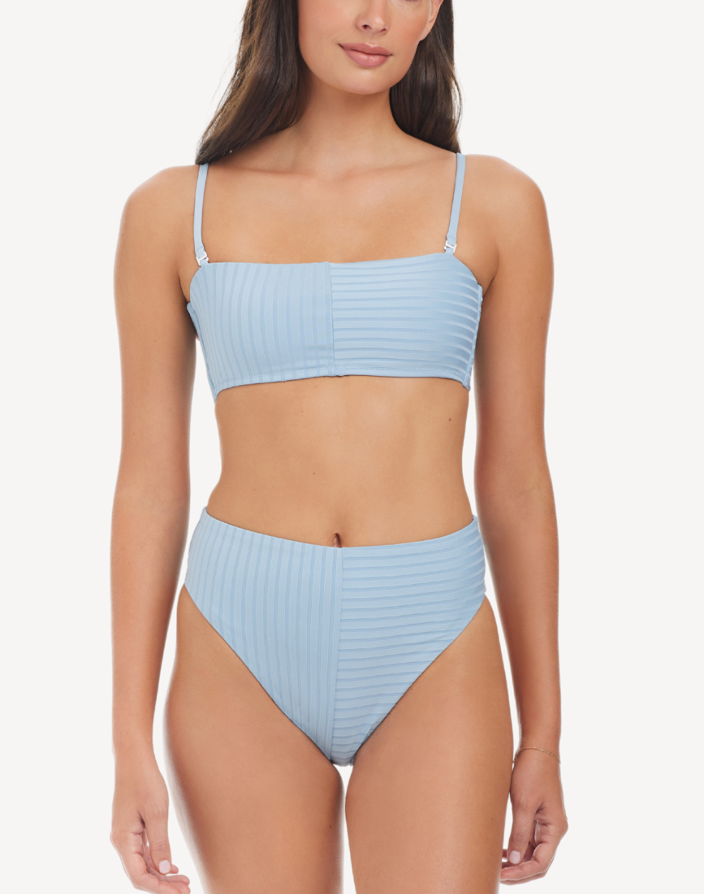 Refresh Rib Bandeau Bikini Top