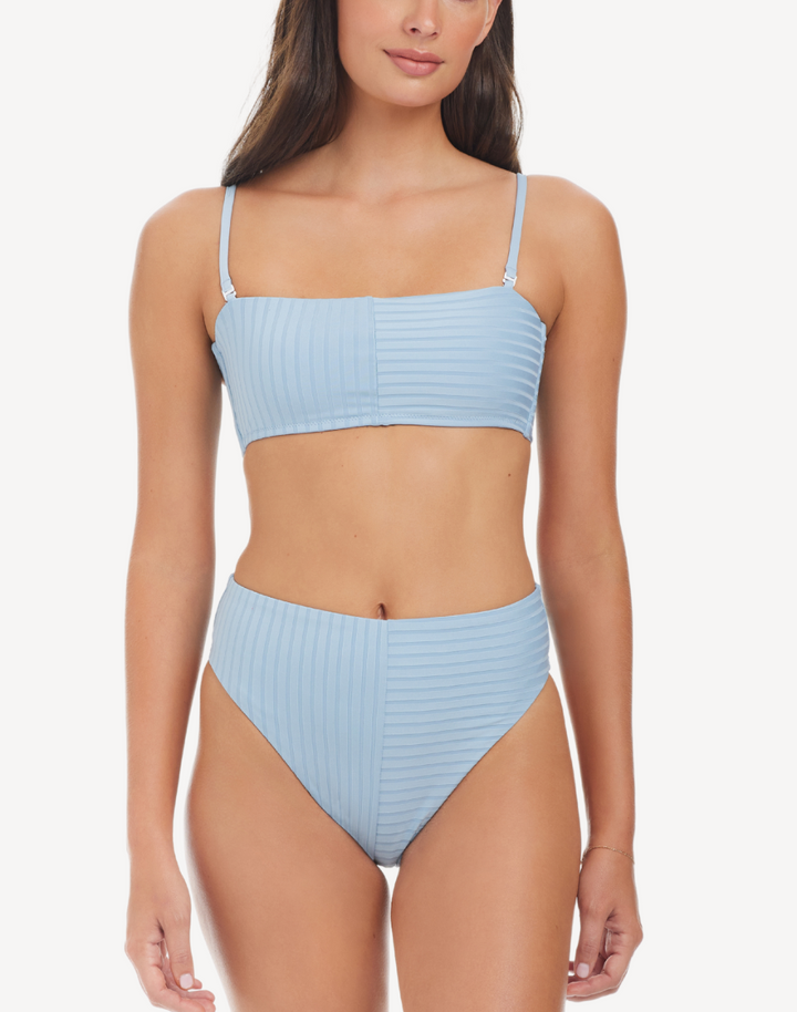 Refresh Rib Bandeau Bikini Top