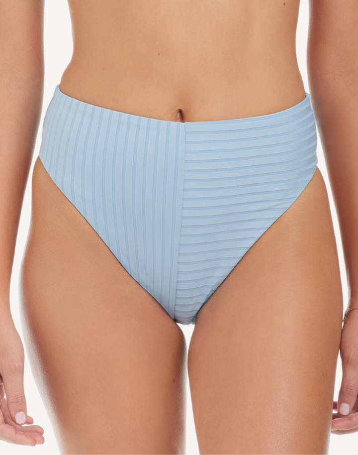 Refresh Rib High Leg High Waist Bikini Bottom