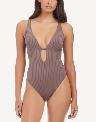 Refresh Rib Lace Back One Piece#color_refresh-iron