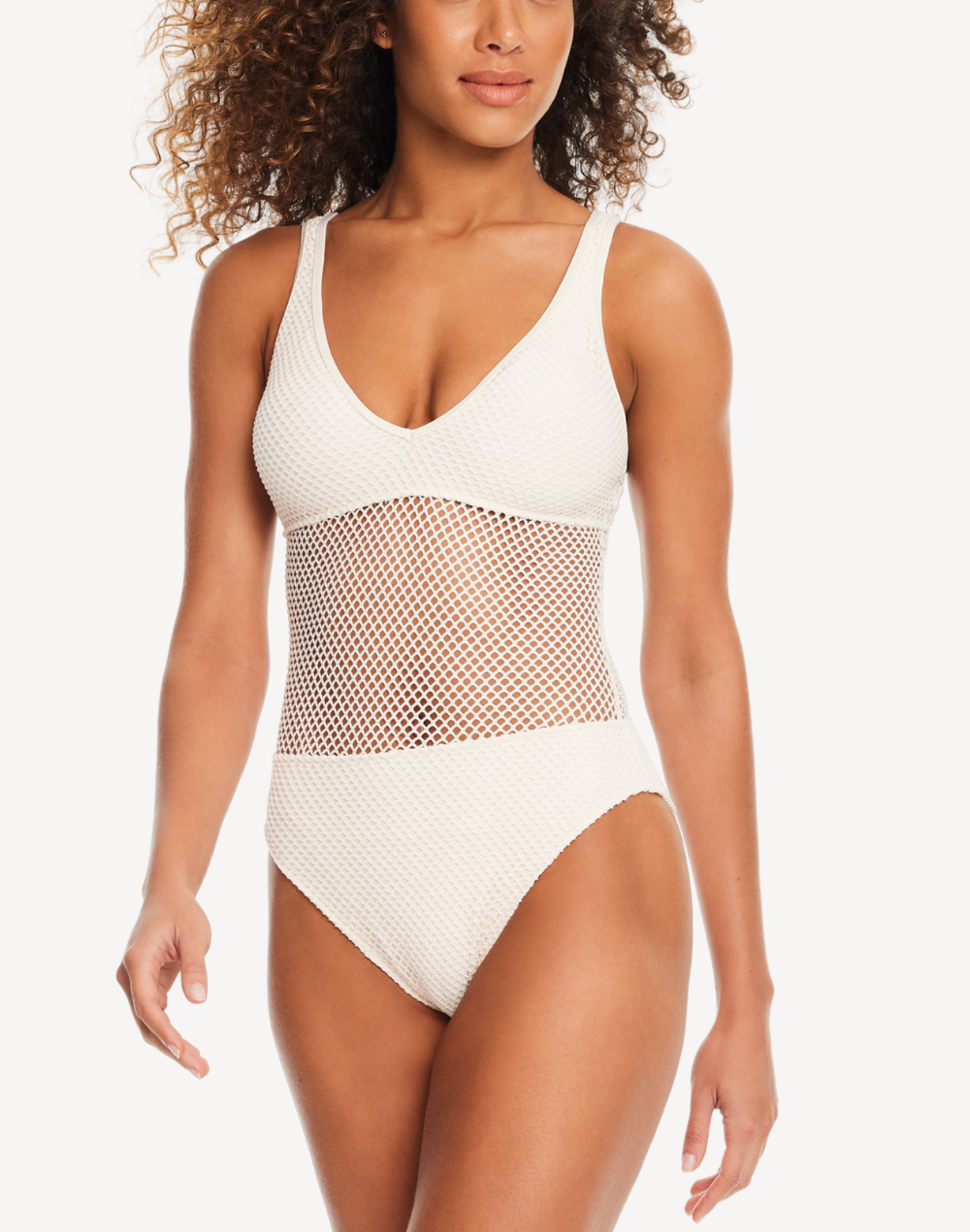 Sea Crochet High Leg One Piece