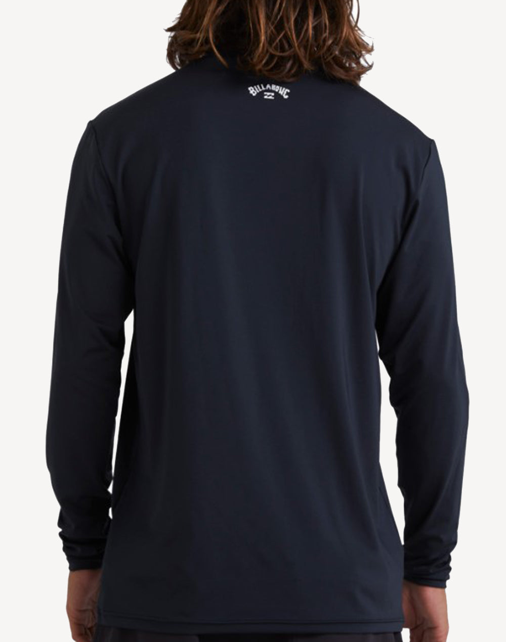 Men's All Day Wave Loose Fit Long Sleeve UPF Swim Shirt#color_black