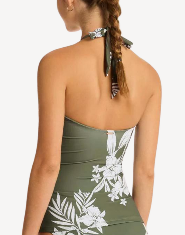 Aloha Halter Bandeau Tankini Top