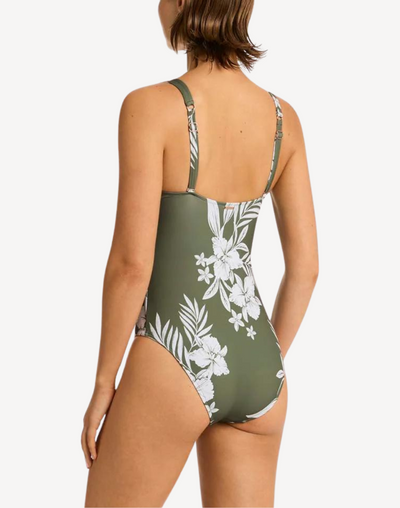 Aloha Longline Triangle One Piece#aloha-khaki