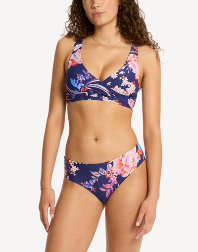 Indochine Cross Front Multifit Bikini Top#color_indochine-french-navy