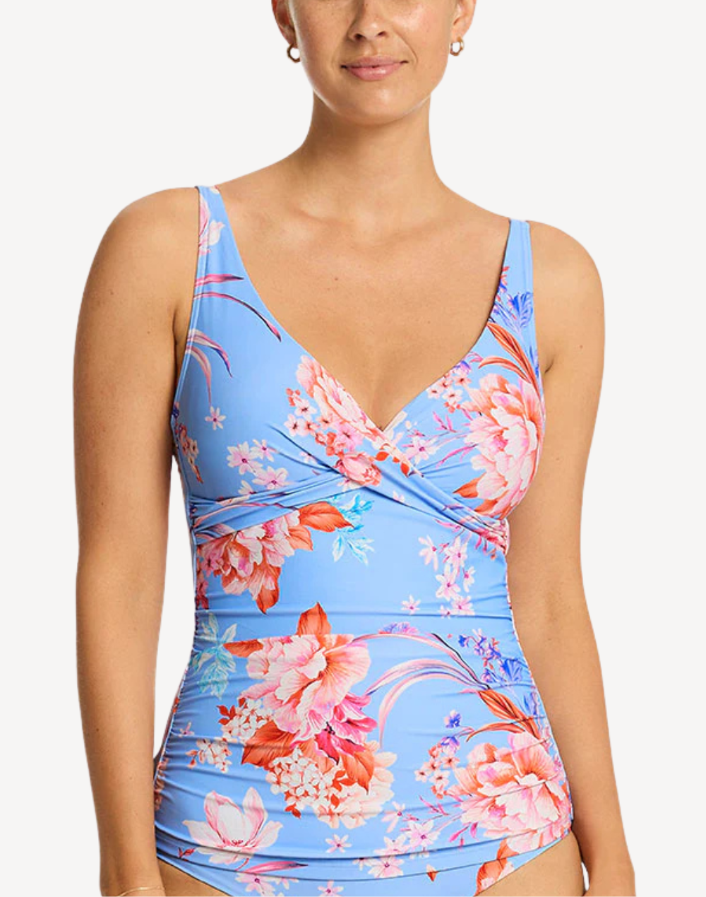 Indochine Cross Front Multifit Tankini Top#color_indochine-light-blue