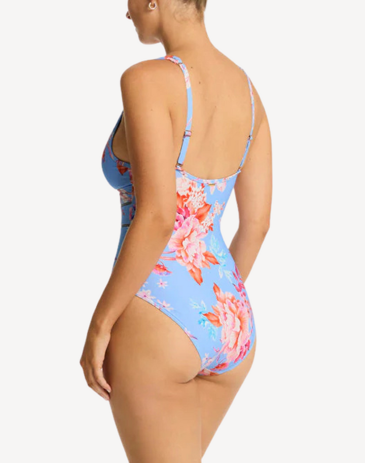 Indochine Spliced One Piece Swimsuit