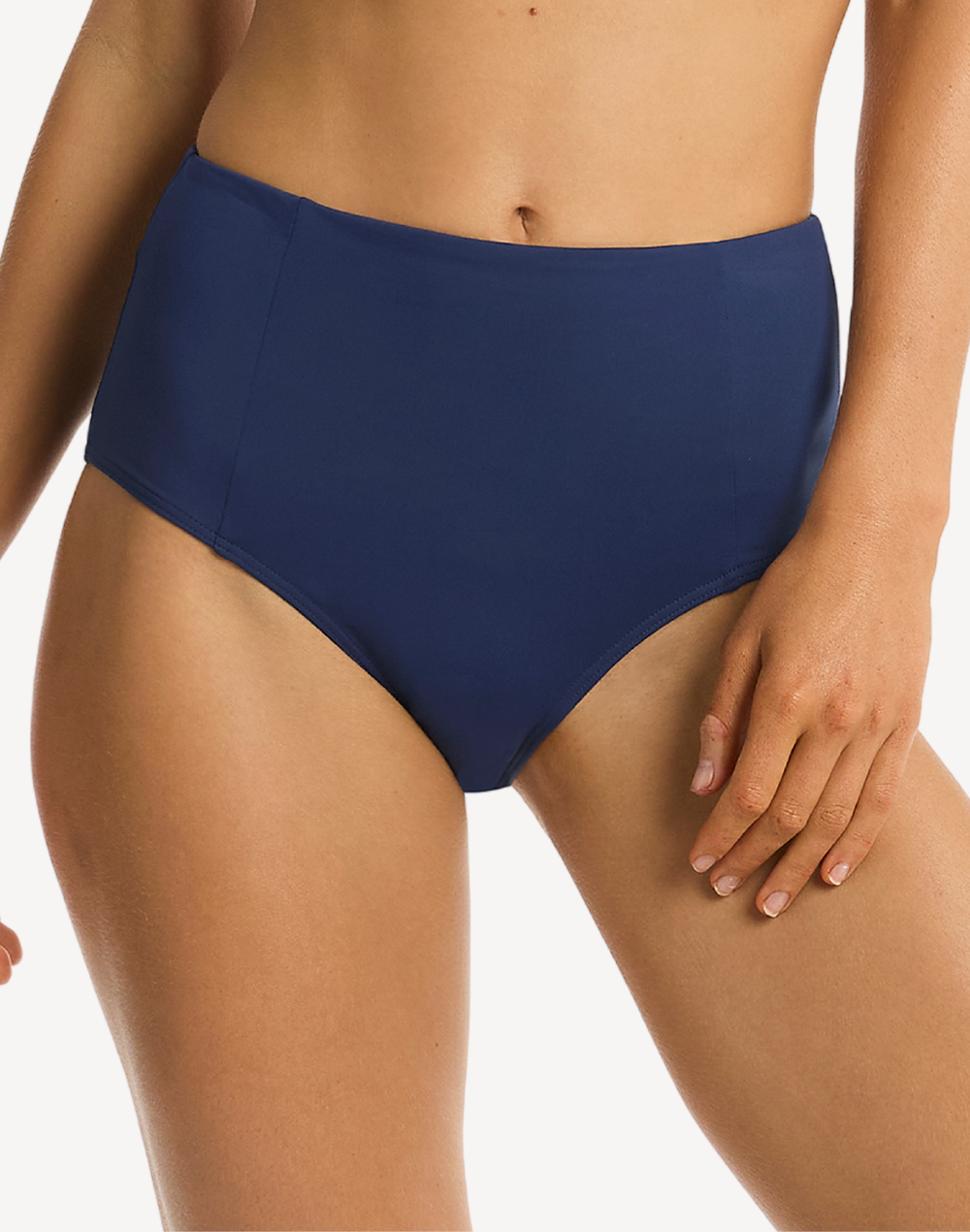 Infinity High Waist Bikini Bottom#color_infinity-indigo