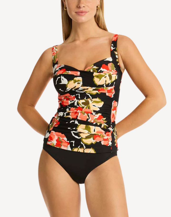Juniper Twist Front Tankini Top