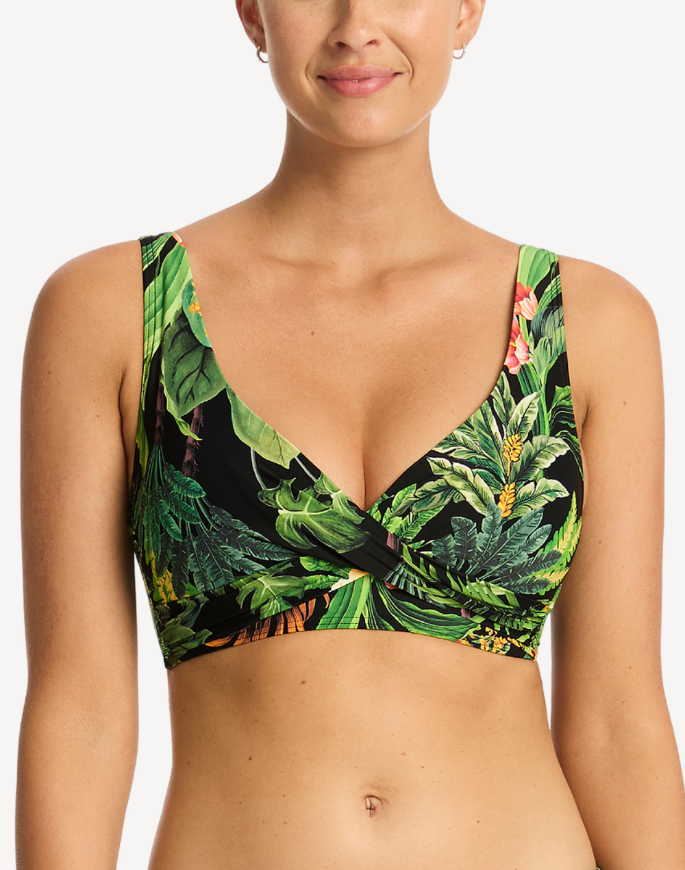 Lotus Cross Front Bikini Top