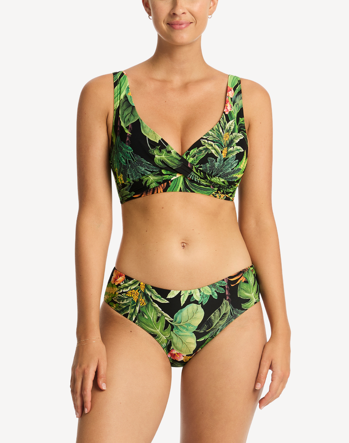 Lotus Cross Front Bikini Top