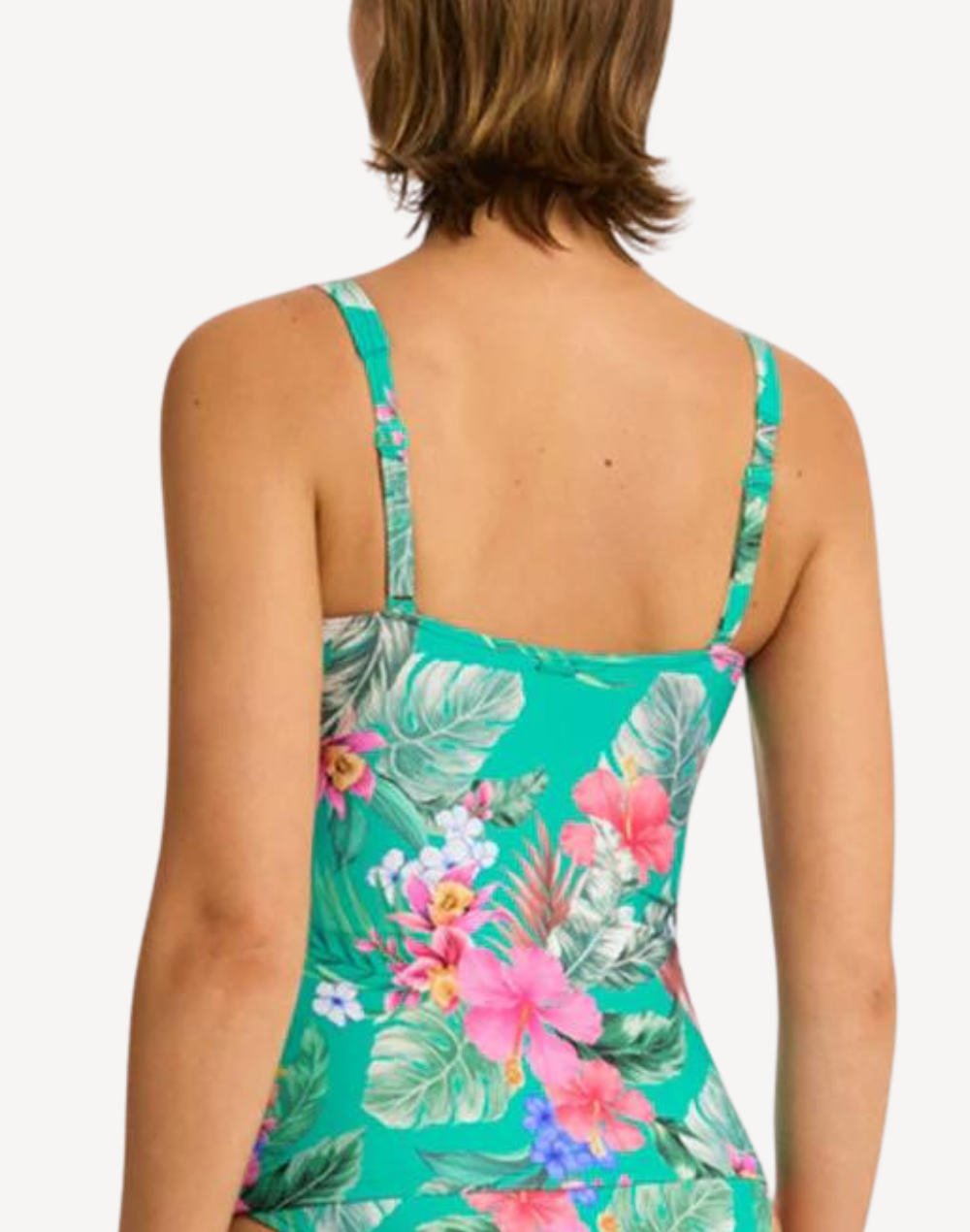 Pacifico Twist Front Multifit Tankini Top#color_pacifico-evergreen