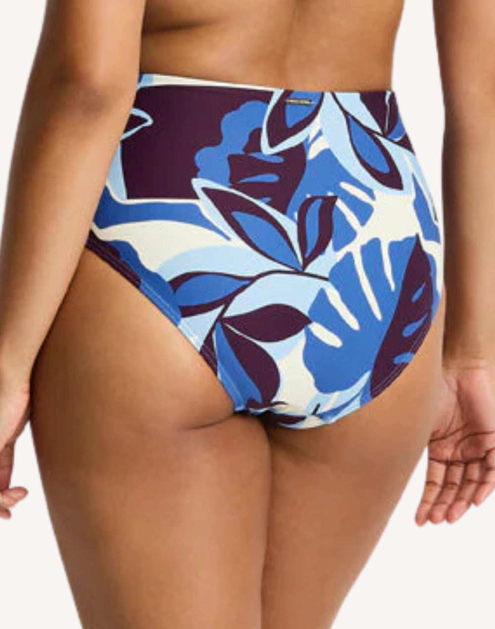Rumba High Waist Gathered Side Bikini Bottom