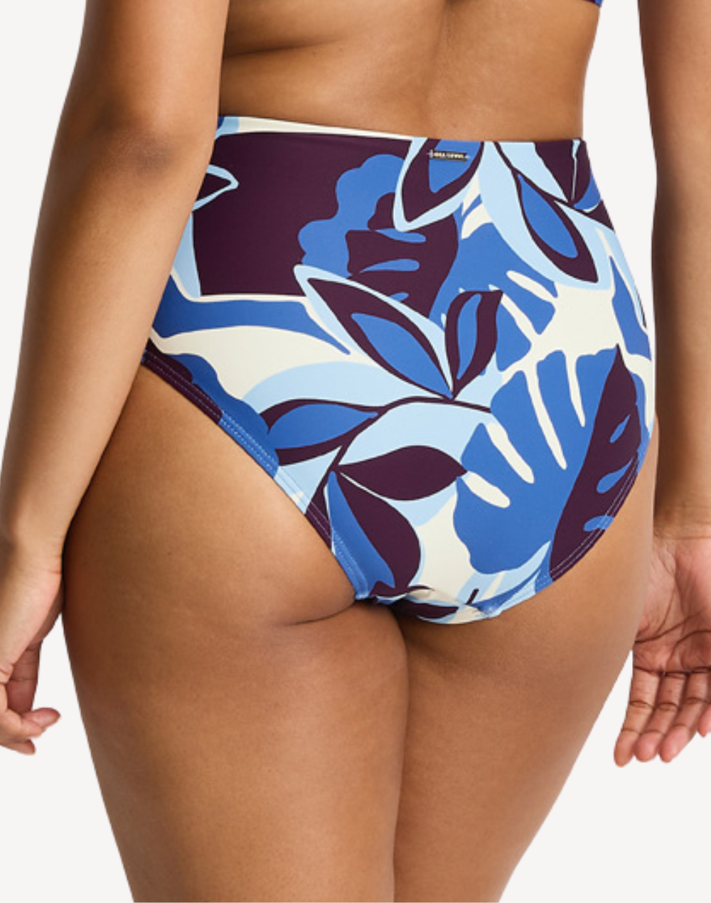 Rumba High Waist Gathered Side Bikini Bottom