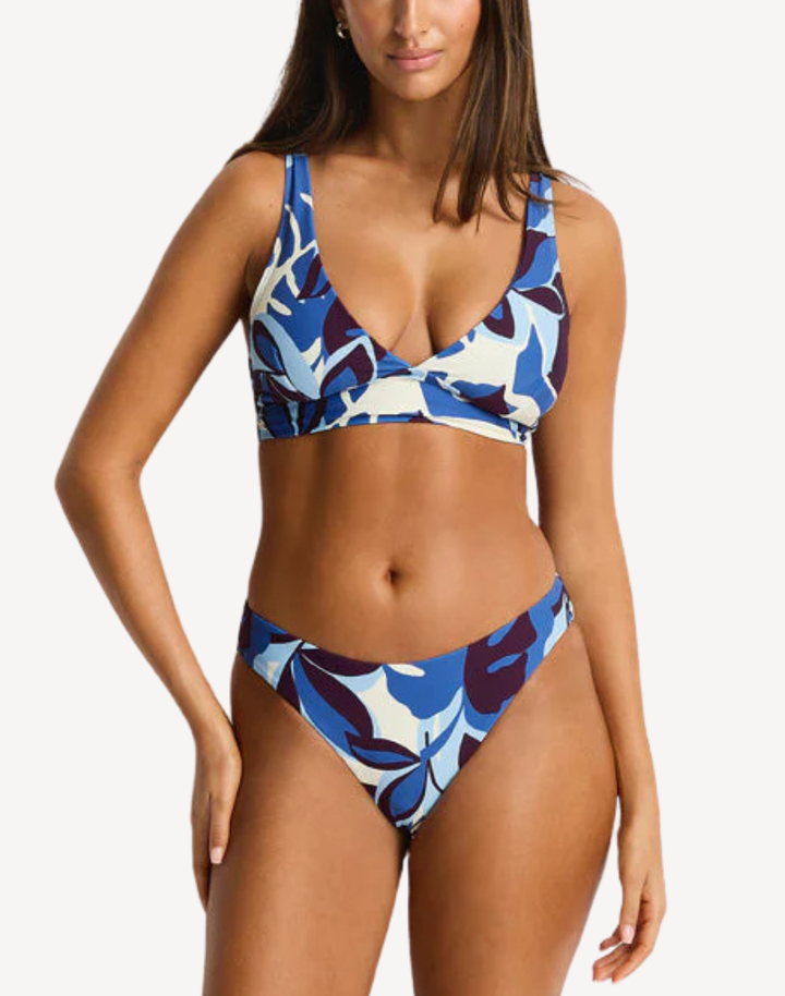 Rumba Longline Tie Back Bikini Top