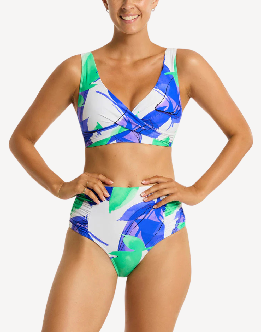 Sublime Cross Front Multifit Bikini Top#color_sublime-cobalt