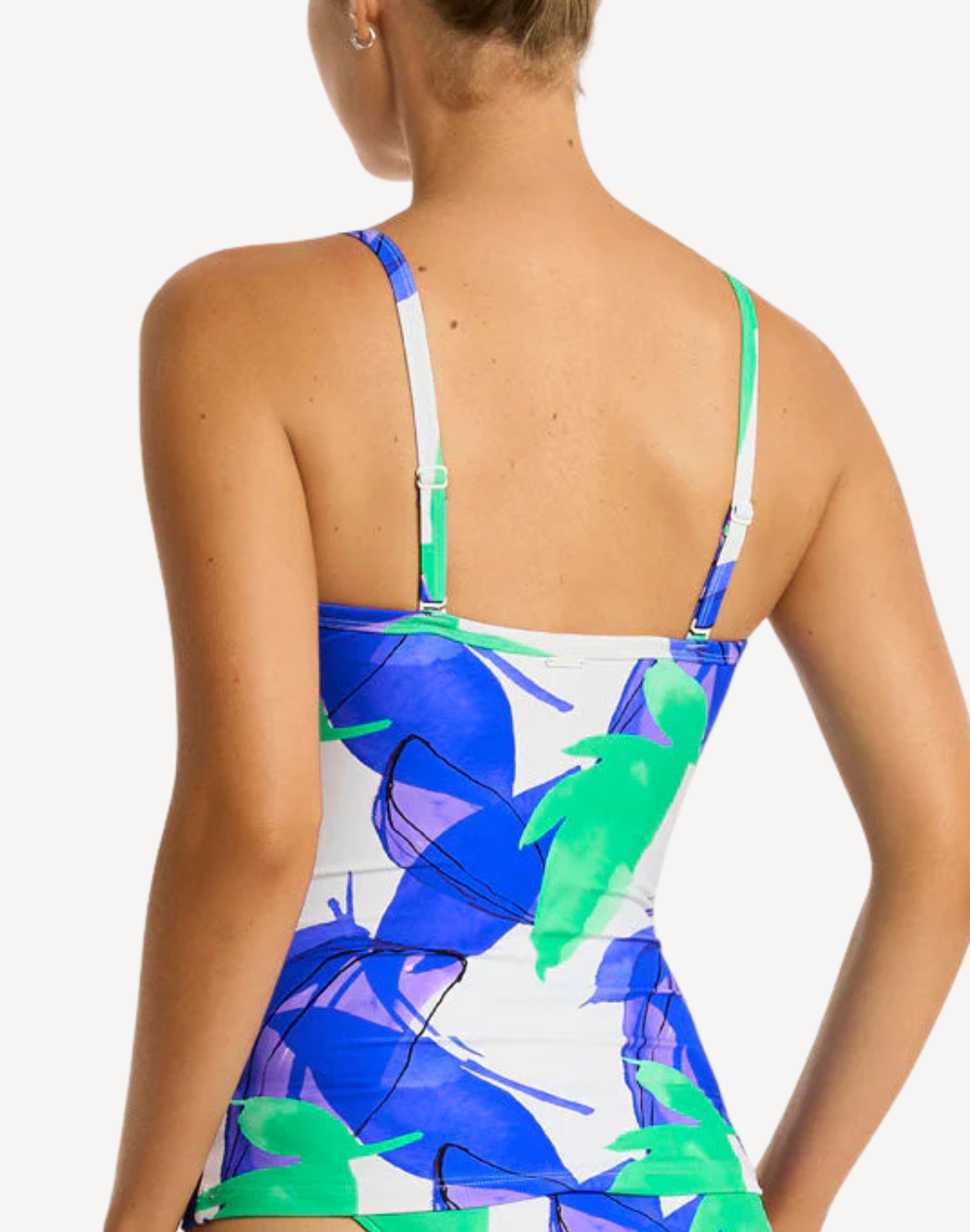 Sublime Tie Front DD/E Tankini Top#color_sublime-cobalt