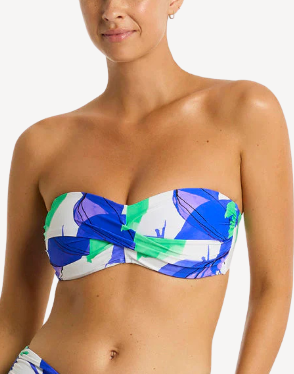 Sublime Twist Bandeau Bikini Top#color_sublime-cobalt