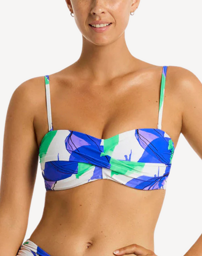 Sublime Twist Bandeau Bikini Top#color_sublime-cobalt