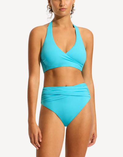 Collective DD Wrap Front Halter Bikini Top#color_collective-atoll-blue