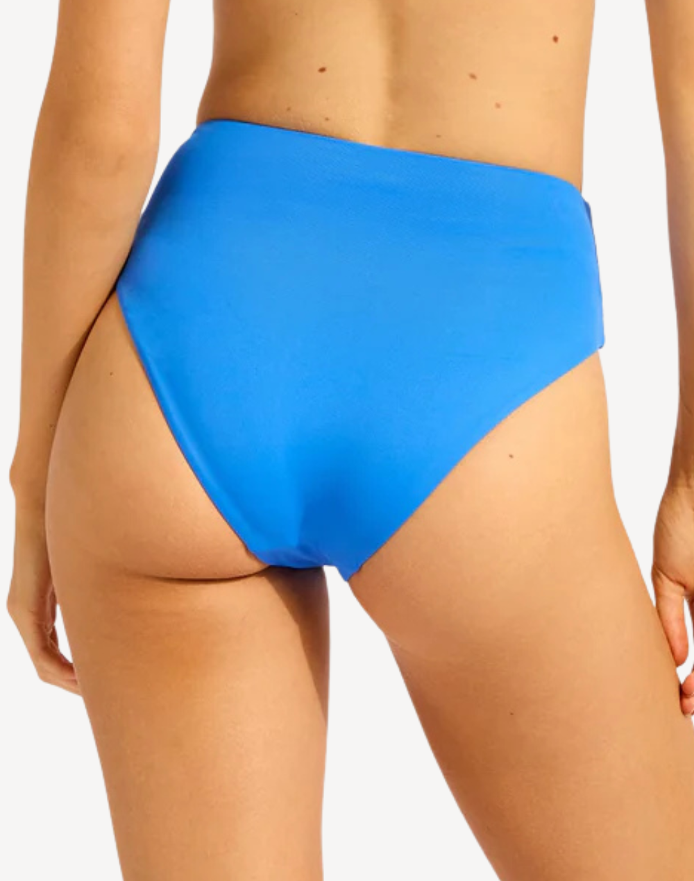 Collective High Waist Wrap Front Bikini Bottom#color_collective-sapphire