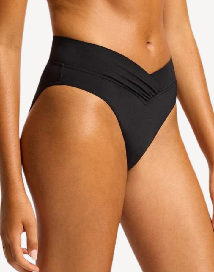 Collective V Front High Cut Bikini Bottom