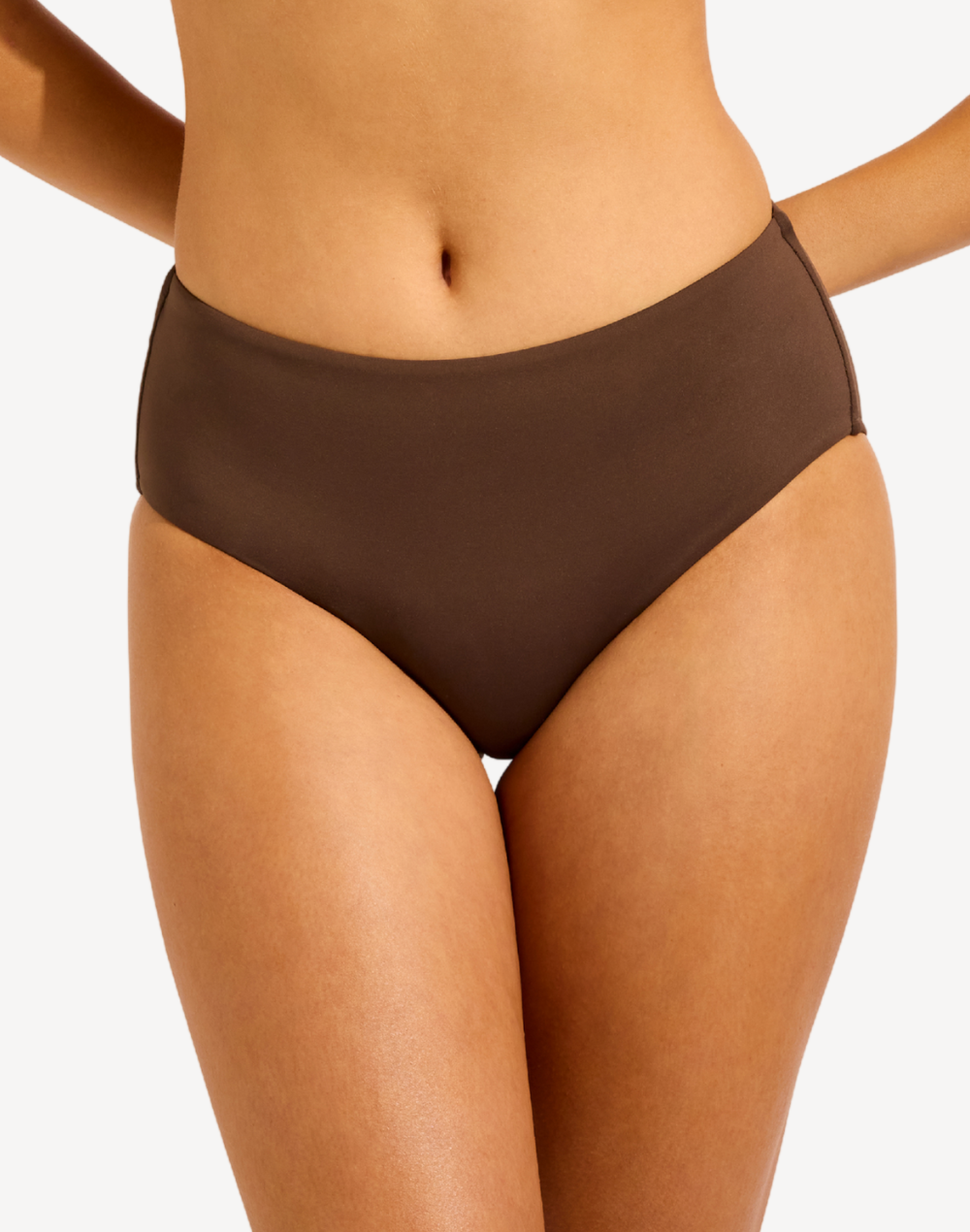 Collective Wide Side Retro Bikini Bottom#color_collective-dark-chocolate