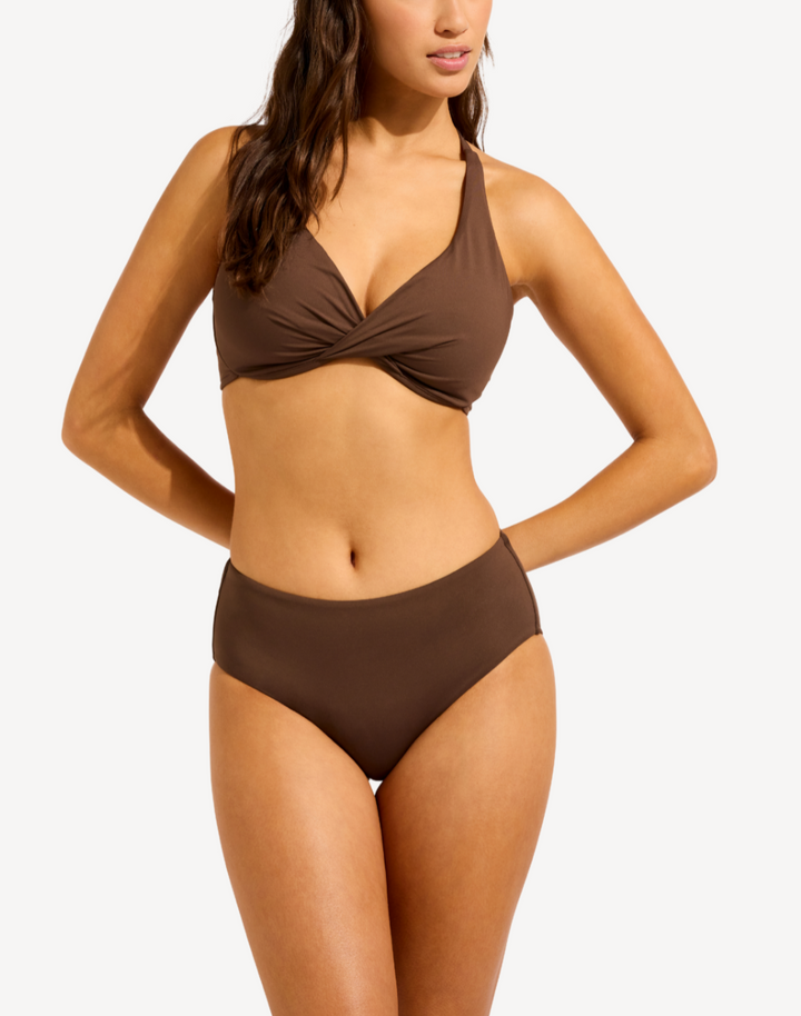 Collective Wrap Front F Cup Bikini Top