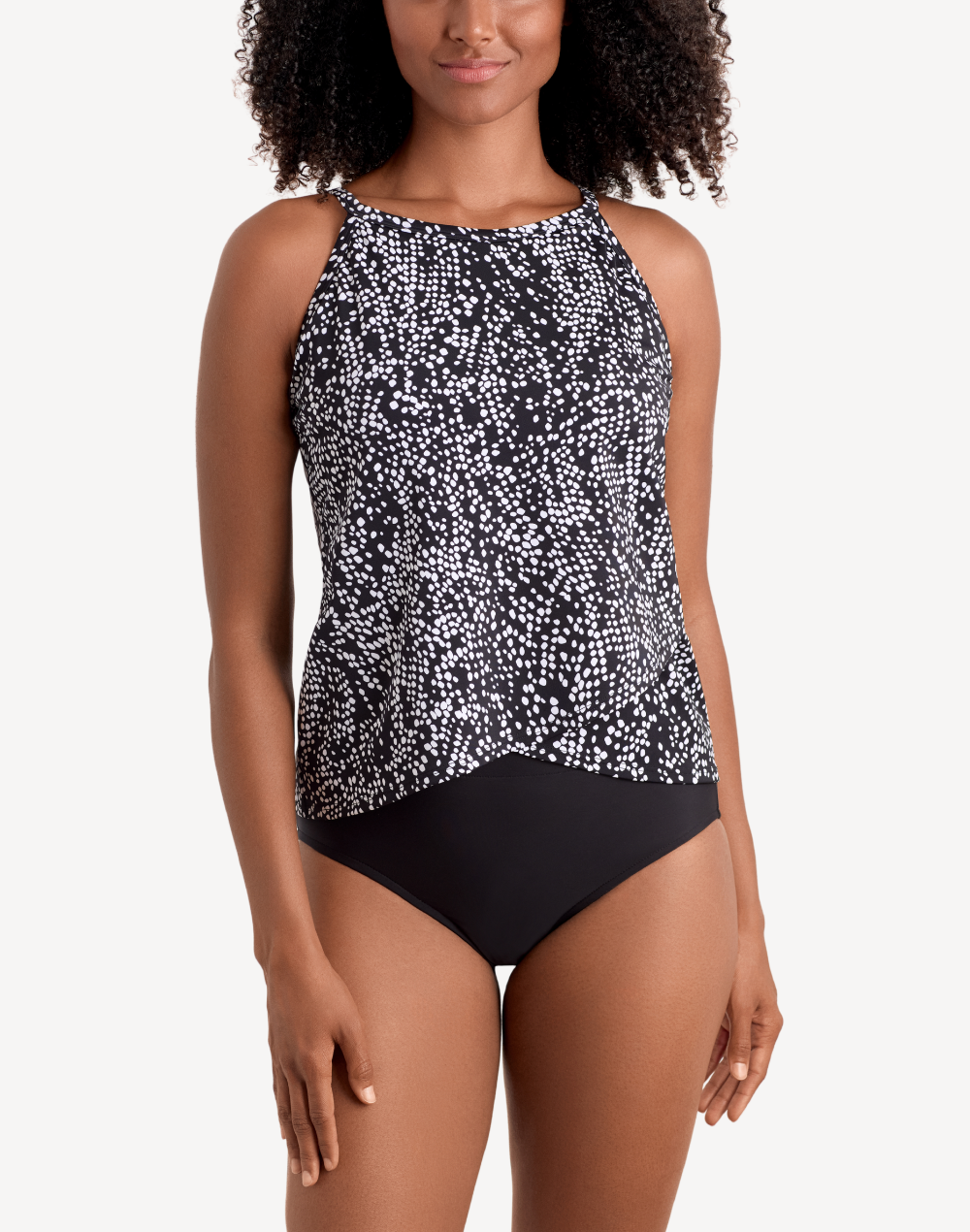 Pebble Beach High Neck Underwire Tankini Top