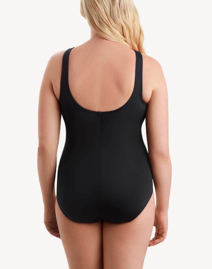Coral Ombre High Neck One Piece Swimsuit