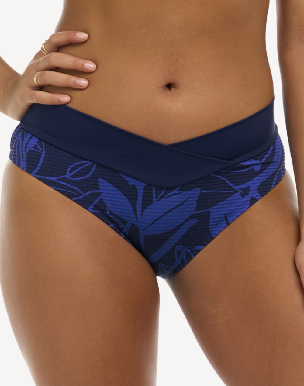 Baja Rachel High Waist Bikini Bottom#color_baja-deep-cove