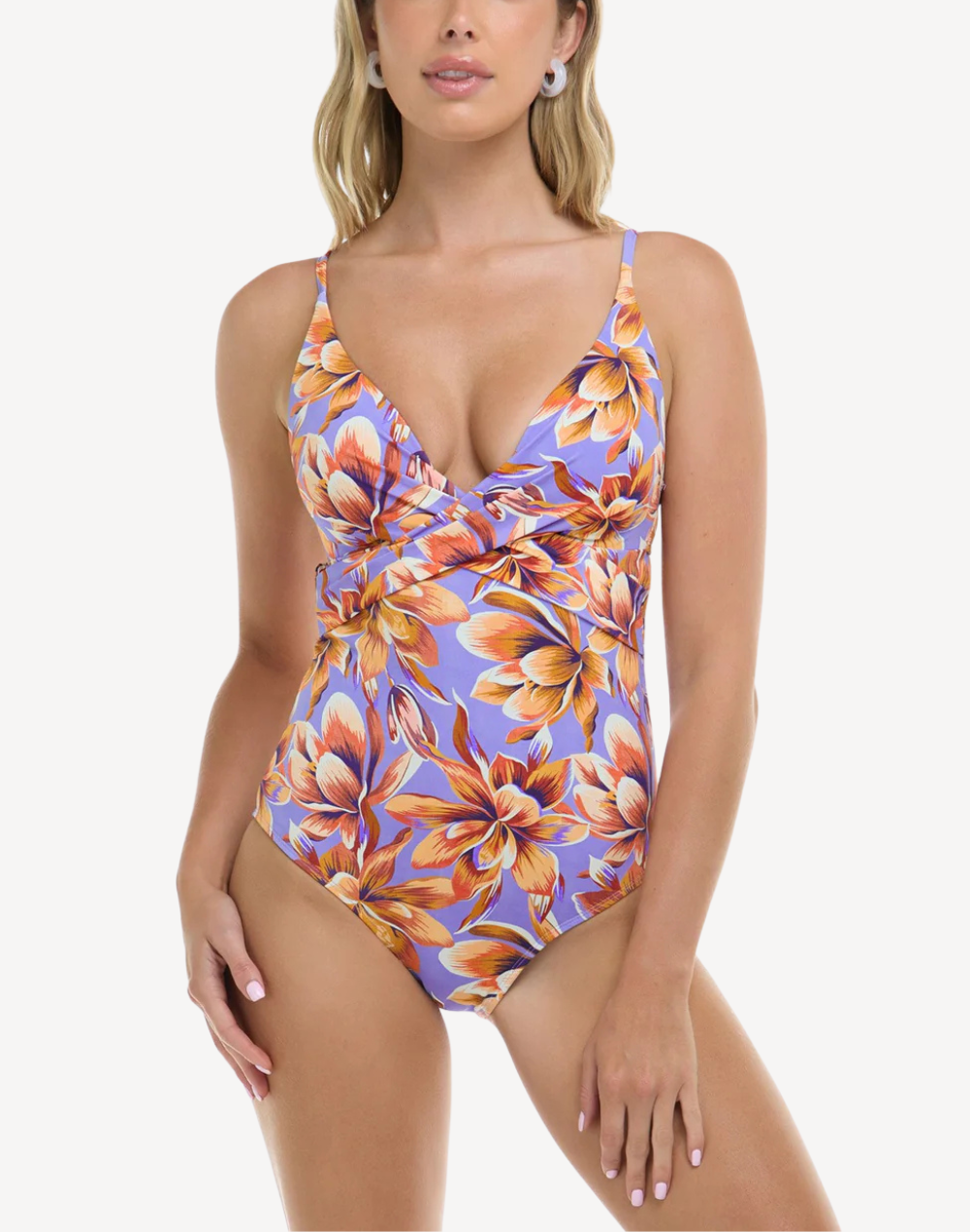 Bella Vista Dorothy One Piece Swimsuit#color_bella-lavender