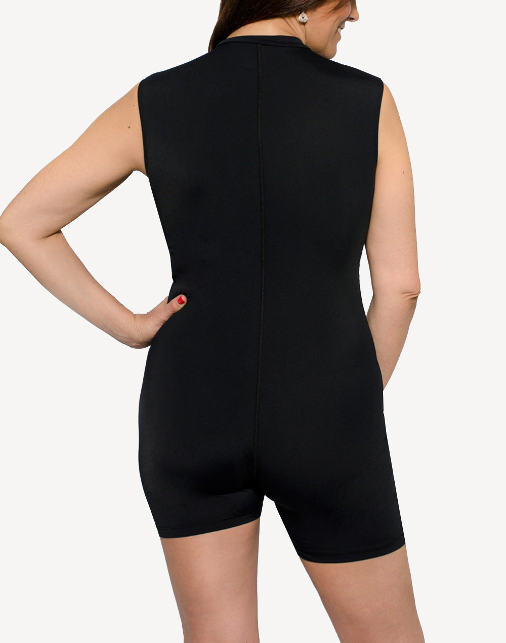 Soleil Unitard Polyester One Piece Swimsuit#color_soleil-black-indigo