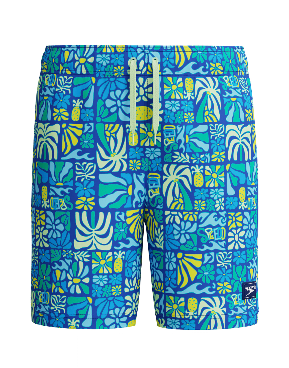 Boys Print 15 Swim Trunk