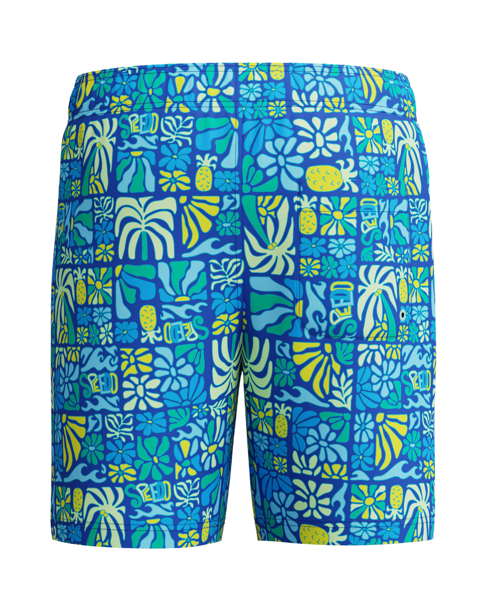 Boys Print 15 Swim Trunk#color_print-deep-sapphire