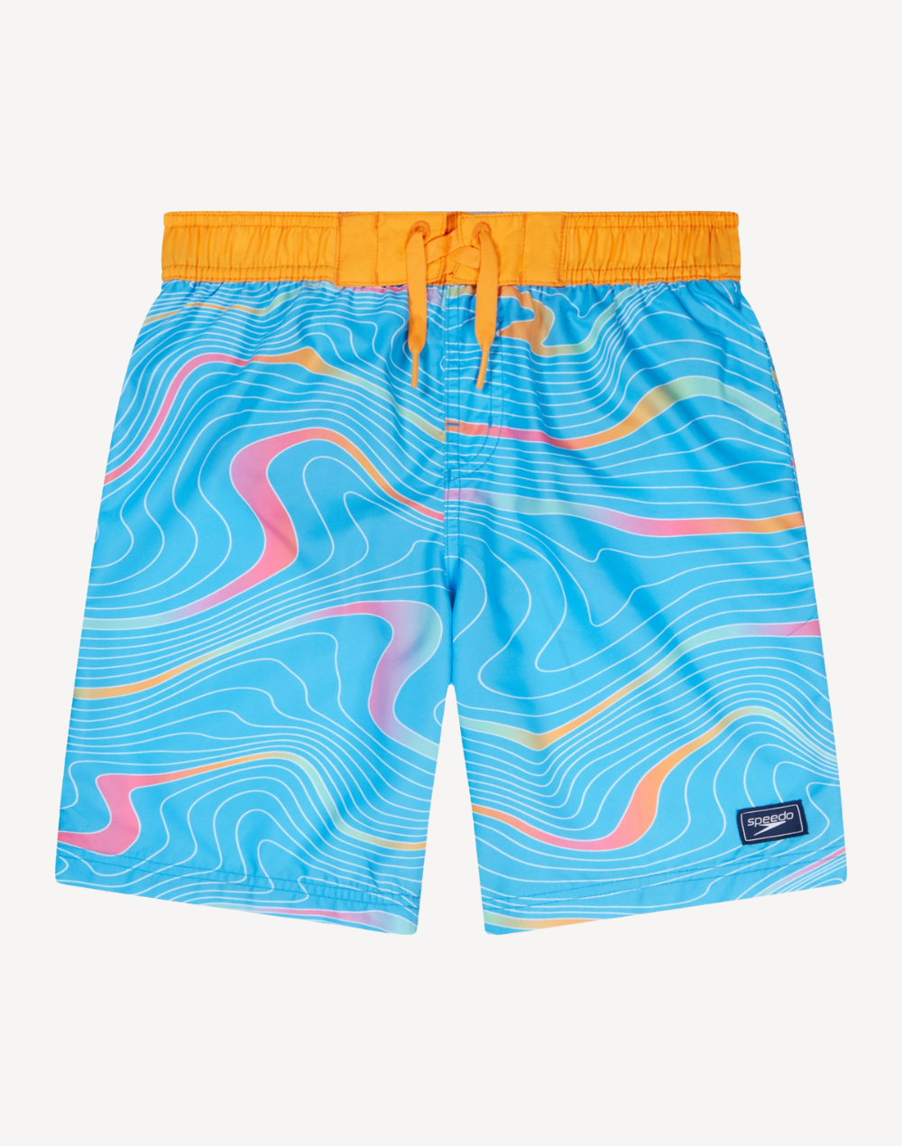 Boys Print 17" Boardshort#color_print-mandarin-peel