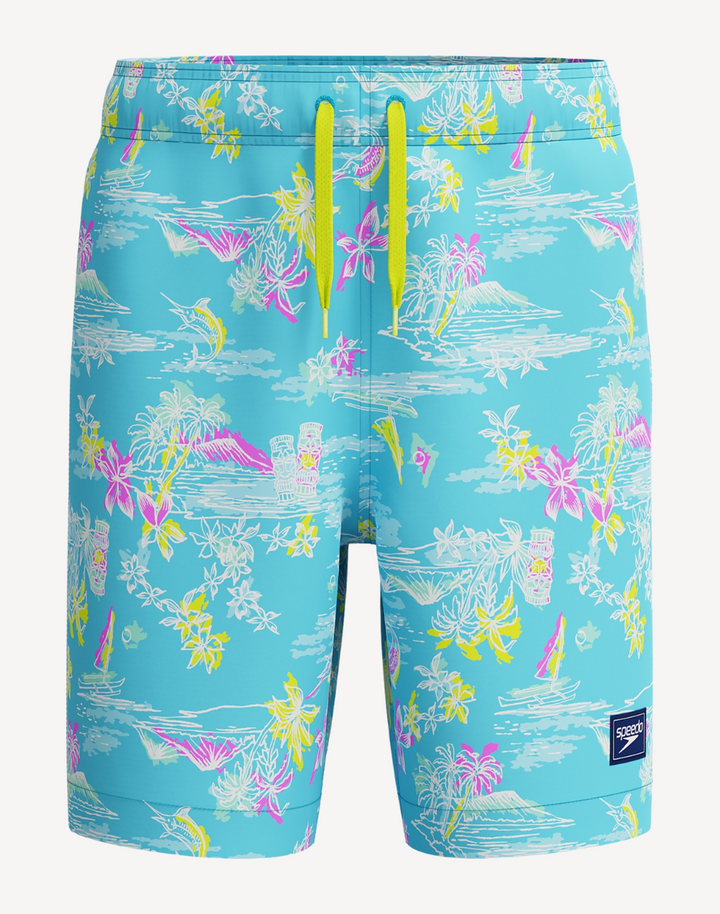 Boys Print Redondo 15" Swim Trunk