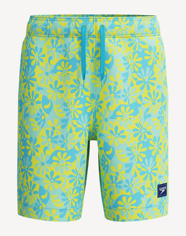 Boys Wavy Daisy Redondo 15" Swim Trunk
