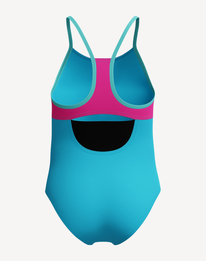 Girls Radiating Splice One Piece