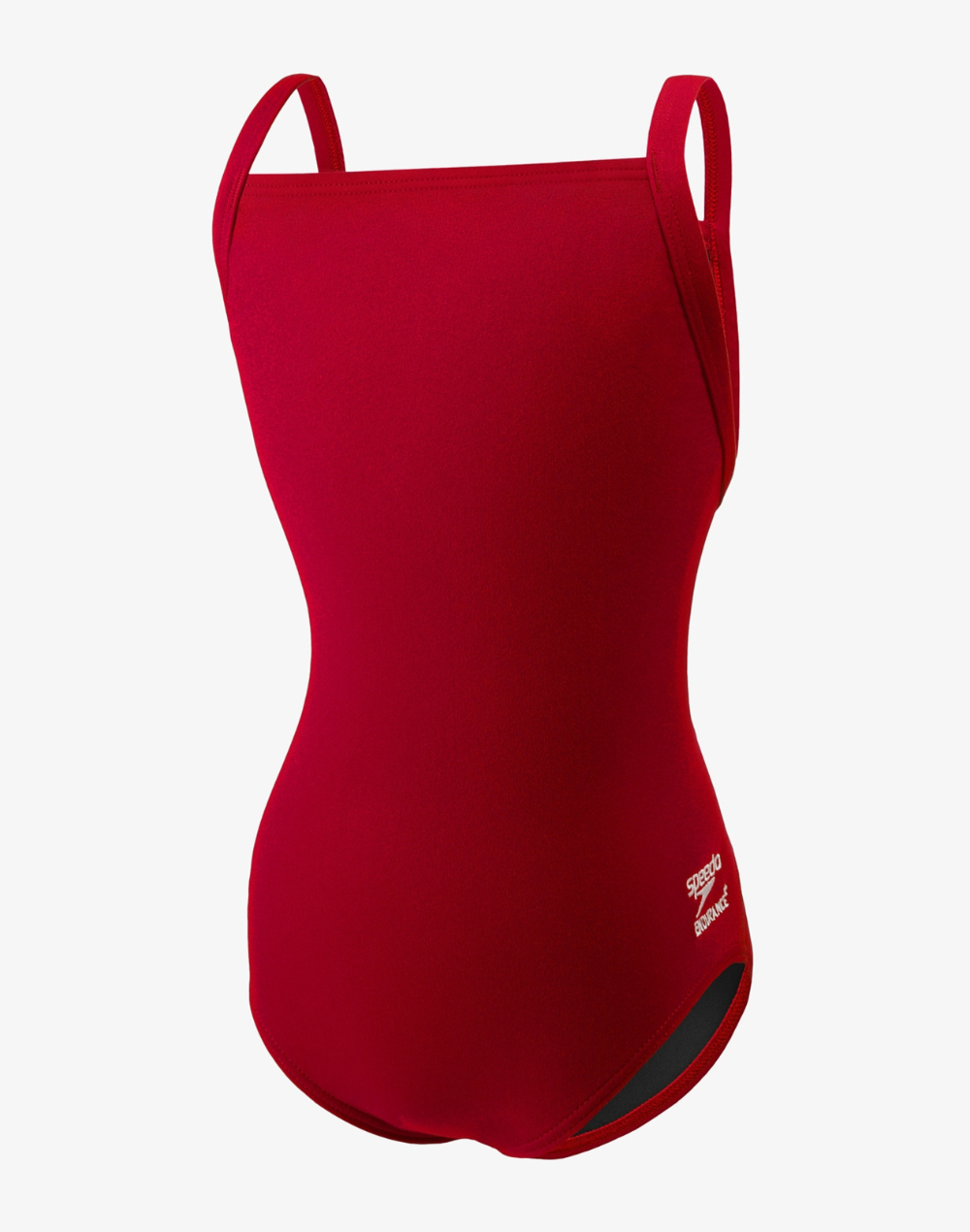 Girls Solid Flyback Endurance One Piece Swimsuit#color_team-dark-red