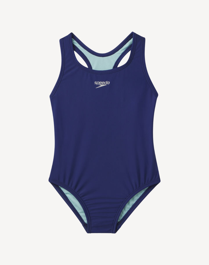 Girls Solid Racerback One Piece