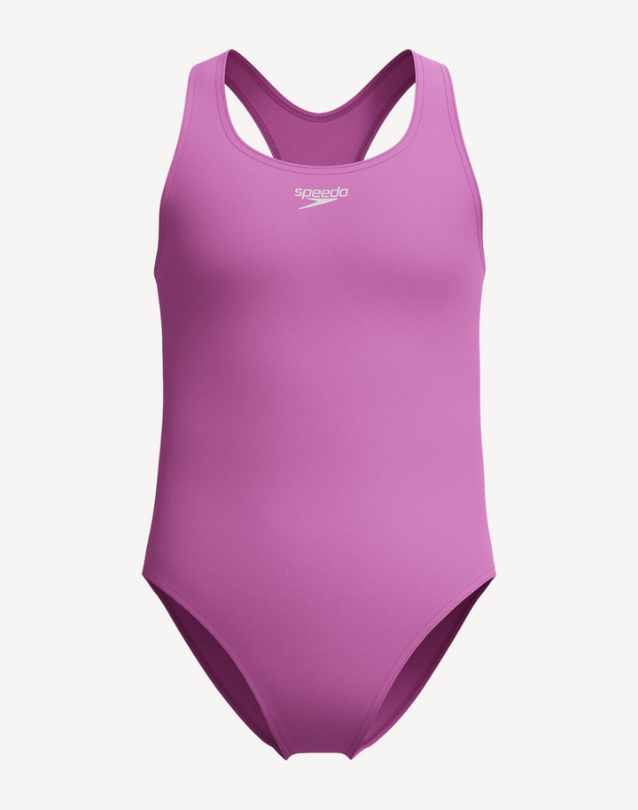 Girls Solid Racerback One Piece