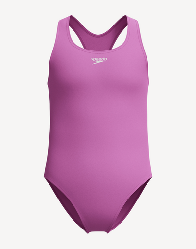 Girls Solid Racerback One Piece#color_solid-neon-violet