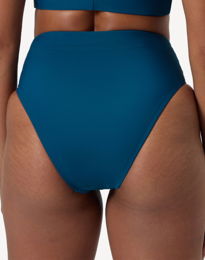 Hydraline Solid High Waist Bikini Bottom