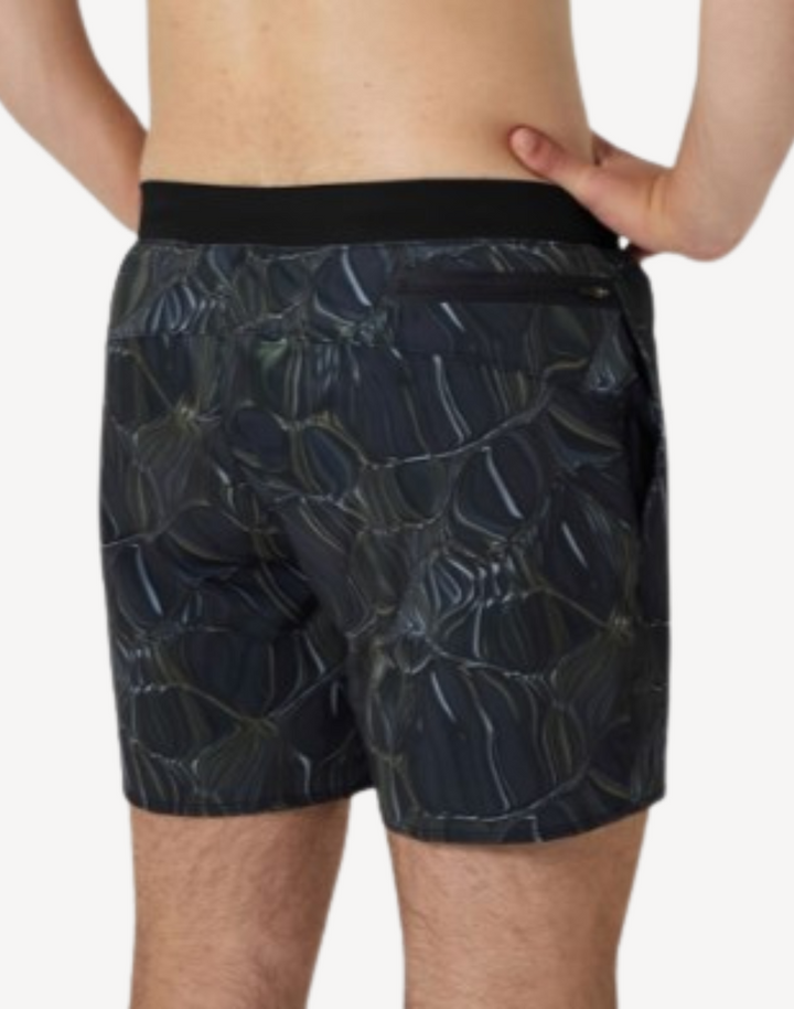 Lookout Print 18" Swim Trunk